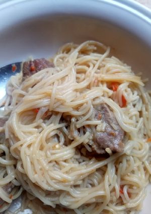 A picture of Jollop spaghetti.