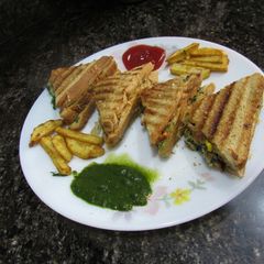 A picture of Healthy veg sandwich.