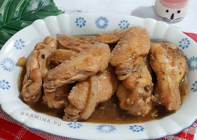 Black Pepper Sauce Chicken Wings