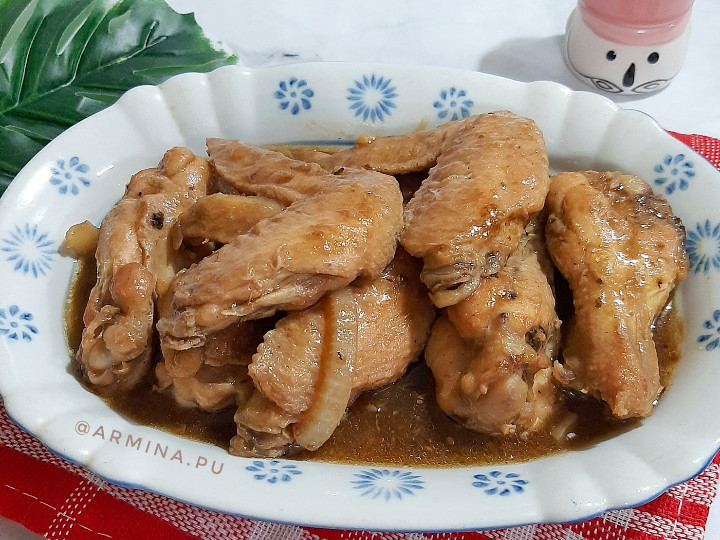 Cara Bikin Black Pepper Sauce Chicken Wings Enak Terbaru