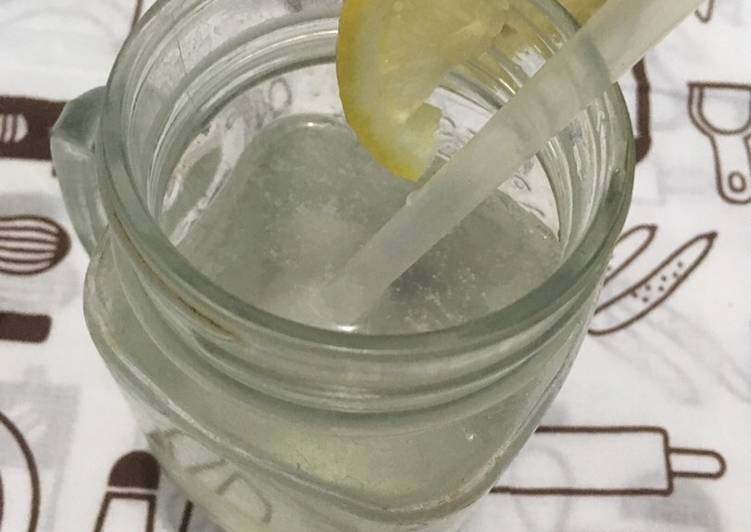 Resep Lemon soda dingin Anti Gagal