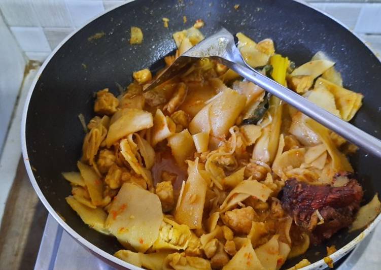 Tumis rebung ala - ala