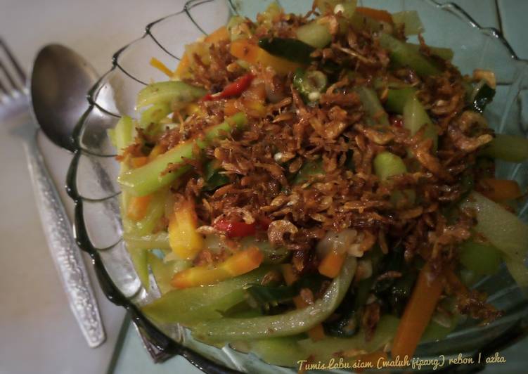 Bumbu mengolah Tumis Labu Siam (jipang) Rebon+Tips yang Menggugah Selera