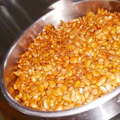 A picture of Horse gram sundal.