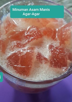 Foto resep Minuman Asam Manis Agar-Agar