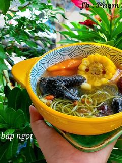 Hình của món Mì gà ác tiềm phiên bản em bé - 9m+.