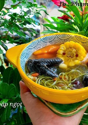 Hình của món Mì gà ác tiềm phiên bản em bé - 9m+.