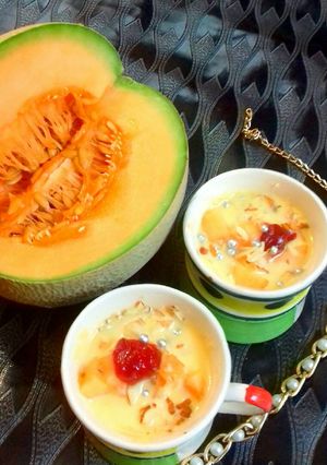 A picture of Muskmelon coconut sunshine.
