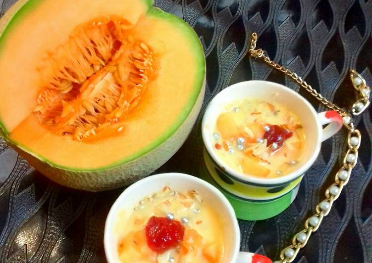 Recipe of Award-winning Muskmelon coconut sunshine