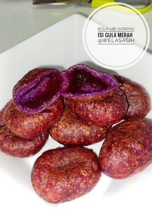 Foto resep Bola ubi ungu