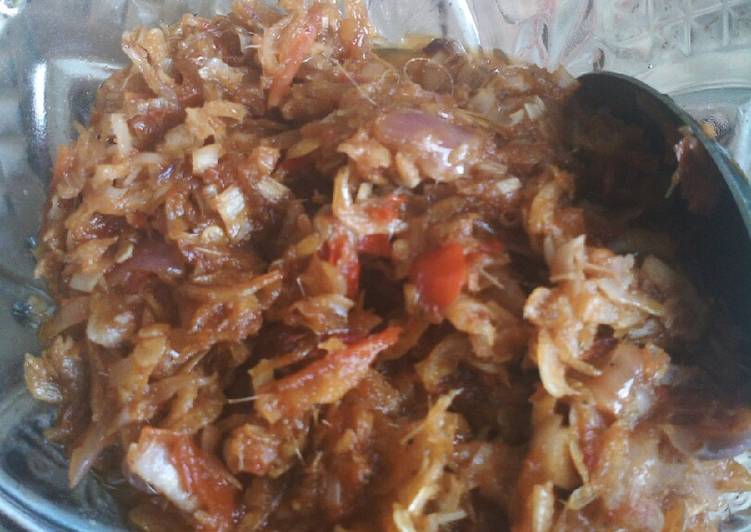 Resep Sambal serai with ebi Anti Gagal