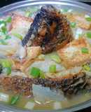 白菜豆腐味噌魚湯（台灣鯛）