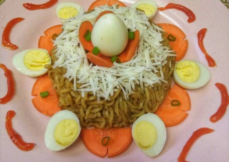 Bagaimana Membuat 31mie goreng sedap keju, Lezat Sekali