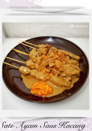 Foto resep Sate Ayam Saus Kacang