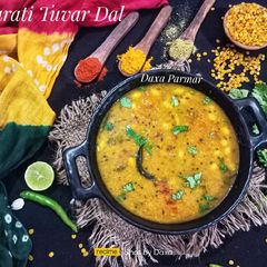 A picture of Gujarati Tuvar Daal / Arhar Daal.