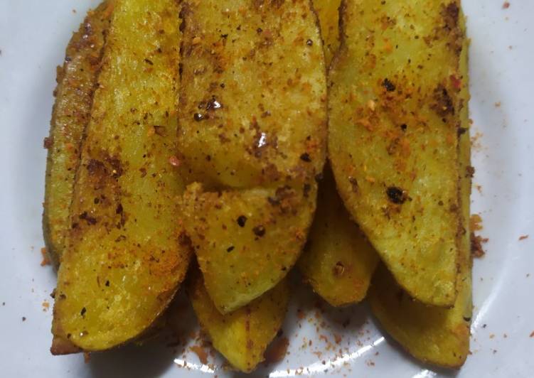 Cara Buat Potato Wedges Anti Gagal