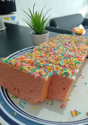 Foto resep Bolu Kukus Stroberi