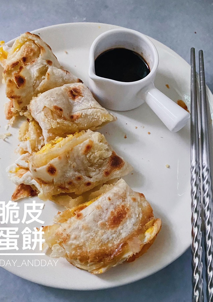 脆皮蛋餅 的食譜成品照片