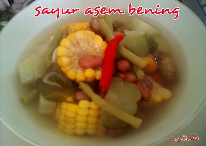 Resep Sayur asem bening, Enak