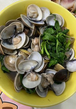 塔香蛤蜊（清淡版） 的食譜成品照片