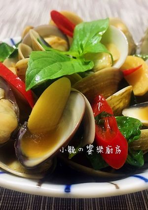 塔香蛤蜊 【5分鐘快速上菜】 的食譜成品照片