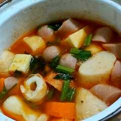 A picture of Sop merah (tanpa MSG).