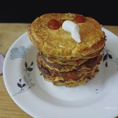 A picture of Veggies pancake.