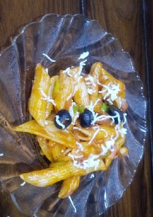 A picture of Arrabiata Pasta.