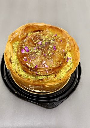 A picture of Baklava Cheesecake.