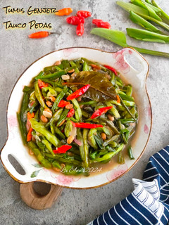 Foto resep Tumis Genjer Tauco Pedas