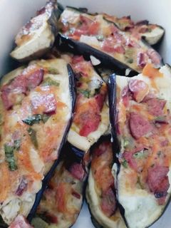 Фото Баклажаны с начинкой 🍅🍆🧀.