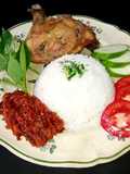 Nasi Ayam Goreng Sambal Bawang Daun Jeruk