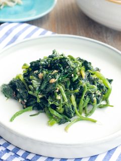 韓式涼拌菠菜 的食譜成品照片