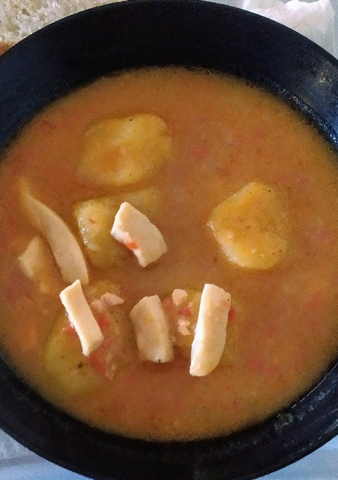 Una foto de Patatas marineras