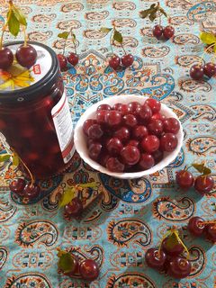 عکسی از دستور 🍀ترشی آلبالو🍀