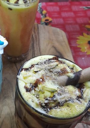পেঁপে মাস্তানি স্মুদি (papaya mastani smoothie recipe in bengali) রেসিপির প্রধান ছবি
