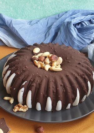 Foto di Panna cotta con ganache alla frutta secca