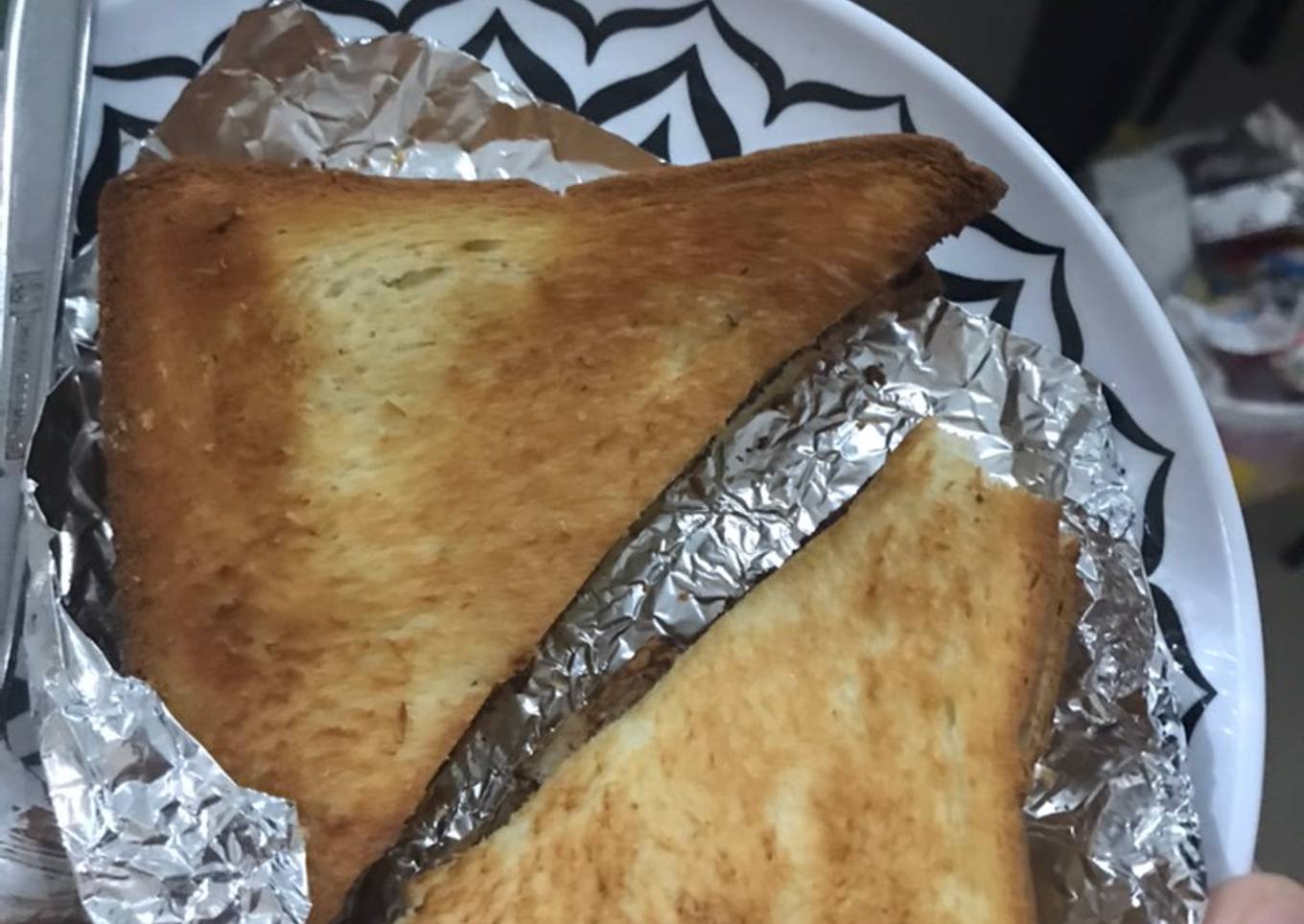 Roti panggang simple (air fryer)