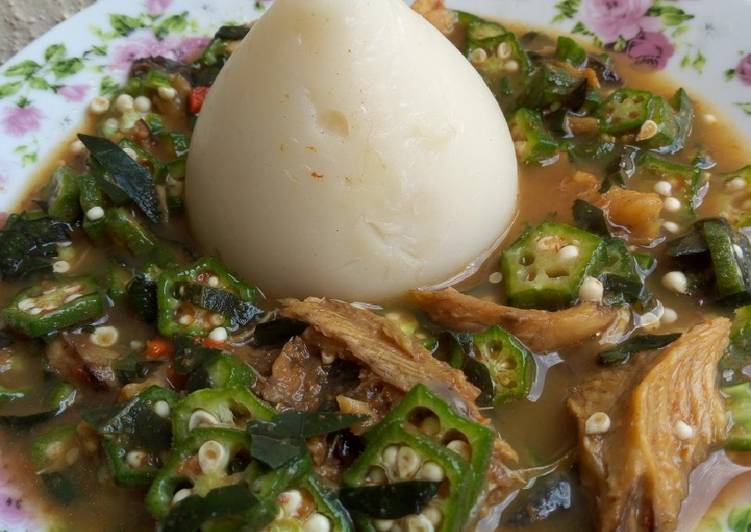 The Easiest and Tips for Beginner Okro pepper soup with agidi