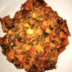 A picture of Beans and yam porridge.