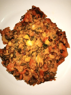 A picture of Beans and yam porridge.