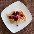 Waffles con frutos rojos