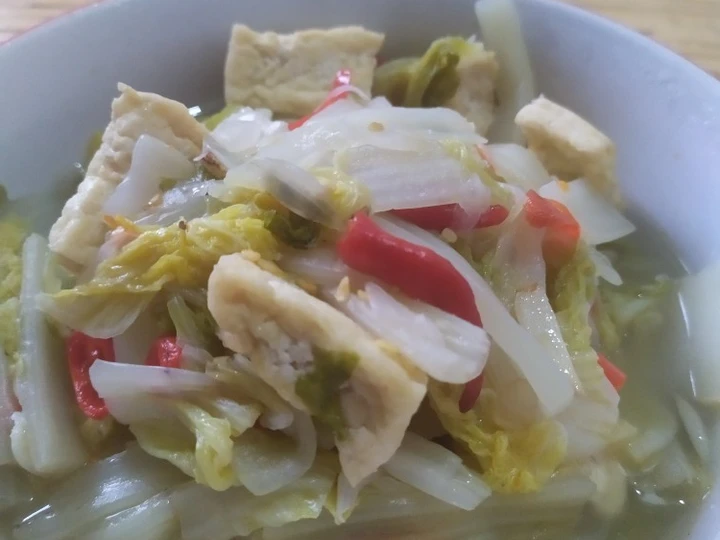 Cara Mudah Membuat Resep Tumis tahu sawi putih yang  Bikin Ketagihan Anti Ribet, Bikin Ngiler