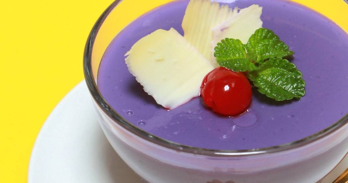 238 resep puding taro enak dan sederhana ala rumahan Cookpad