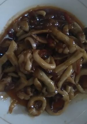 Foto resep Cumi saus padang