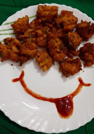 A picture of Spring Onion Pakora.