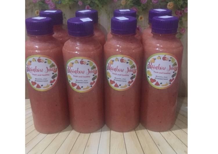 Cara Gampang Membuat Diet Juice Plum Papaya Guava Flaxseed Anti Gagal