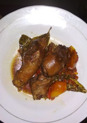 Foto resep Kepala ayam bumbu kecap pedas