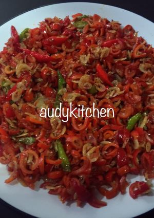 Foto resep Tumis kulit melinjo udang rebon