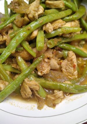 Foto resep Ayam Buncis bumbu Kare
